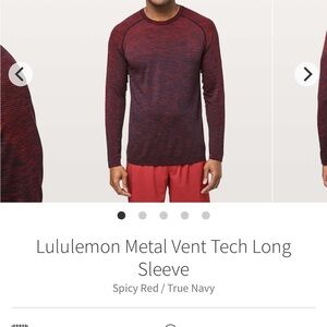 lululemon athletica Men's Long Sleeve Shirt